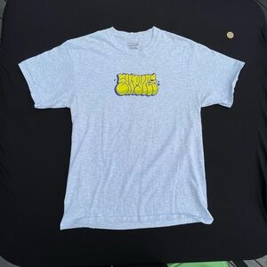 Empyre Light Gray Tee with Yellow Graphic